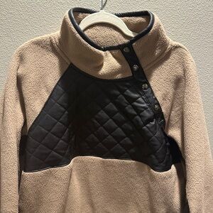 Abercrombie Asymmetrical Snap-Up Fleece